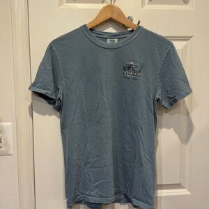 Tobasco t-shirt, size small, blue